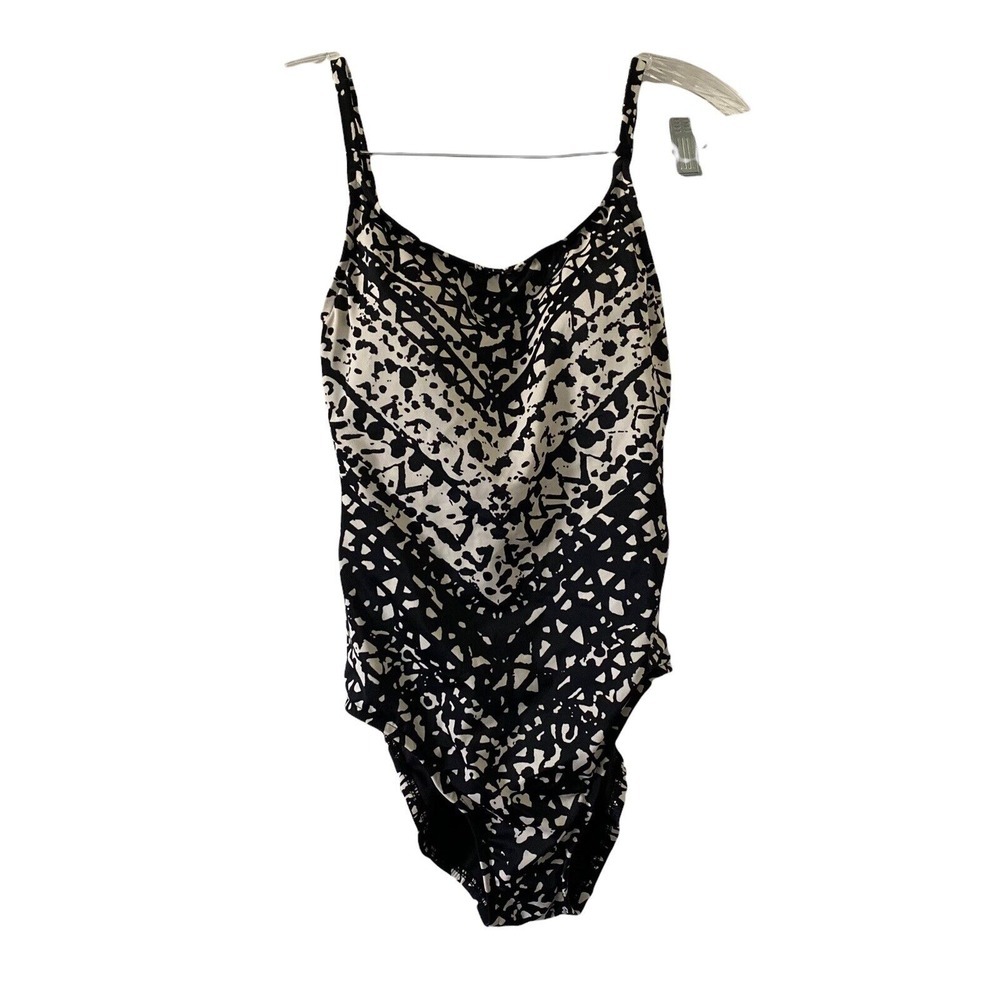 Aqua Green One Piece Swimsuit Women's Size Small‎ Animal  Print